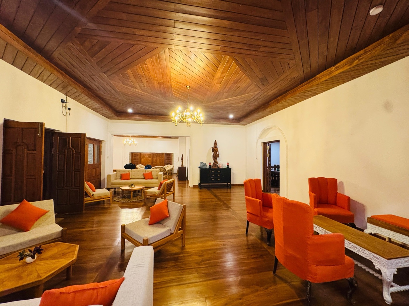 The grand teak hall